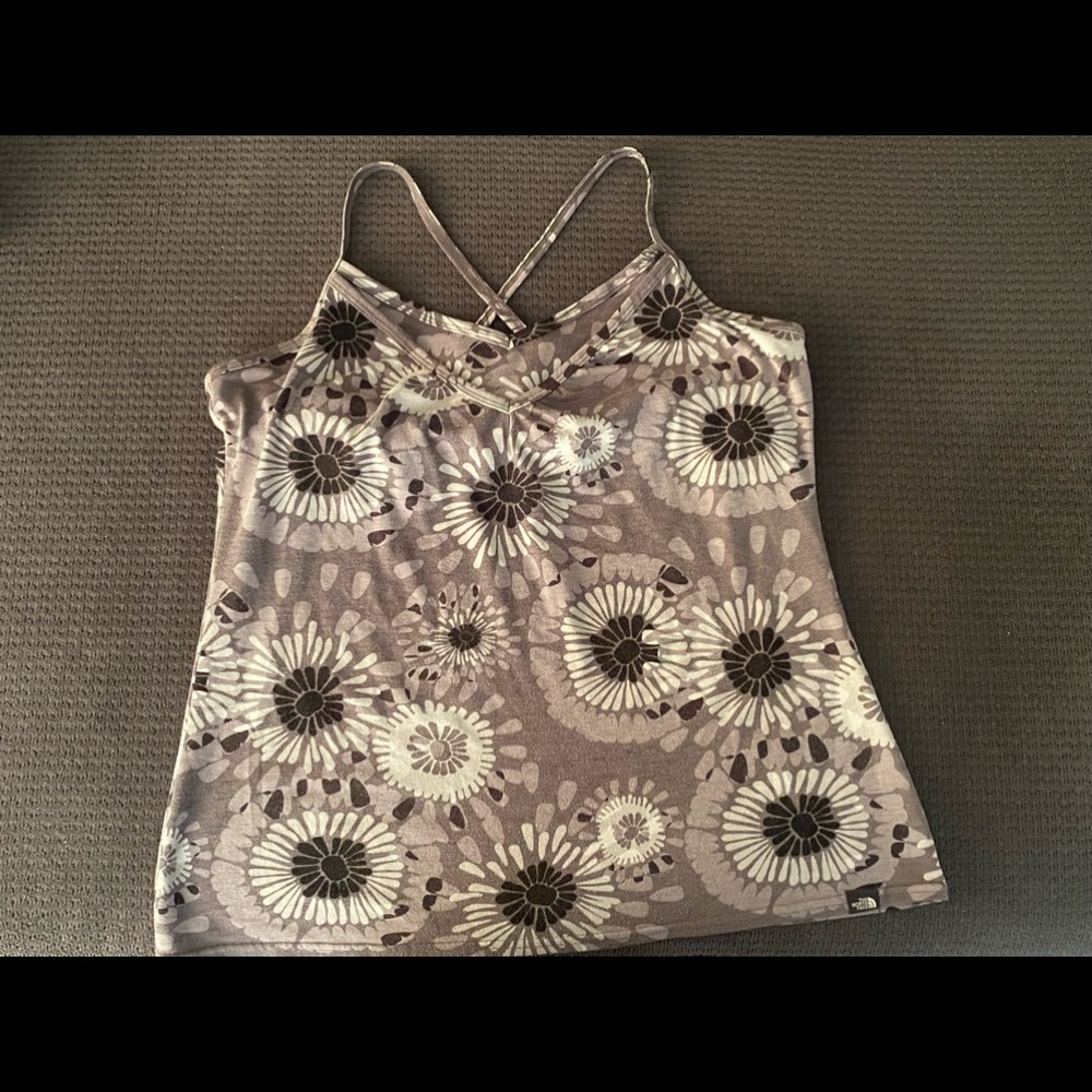 The North Face tank top with shelf bra